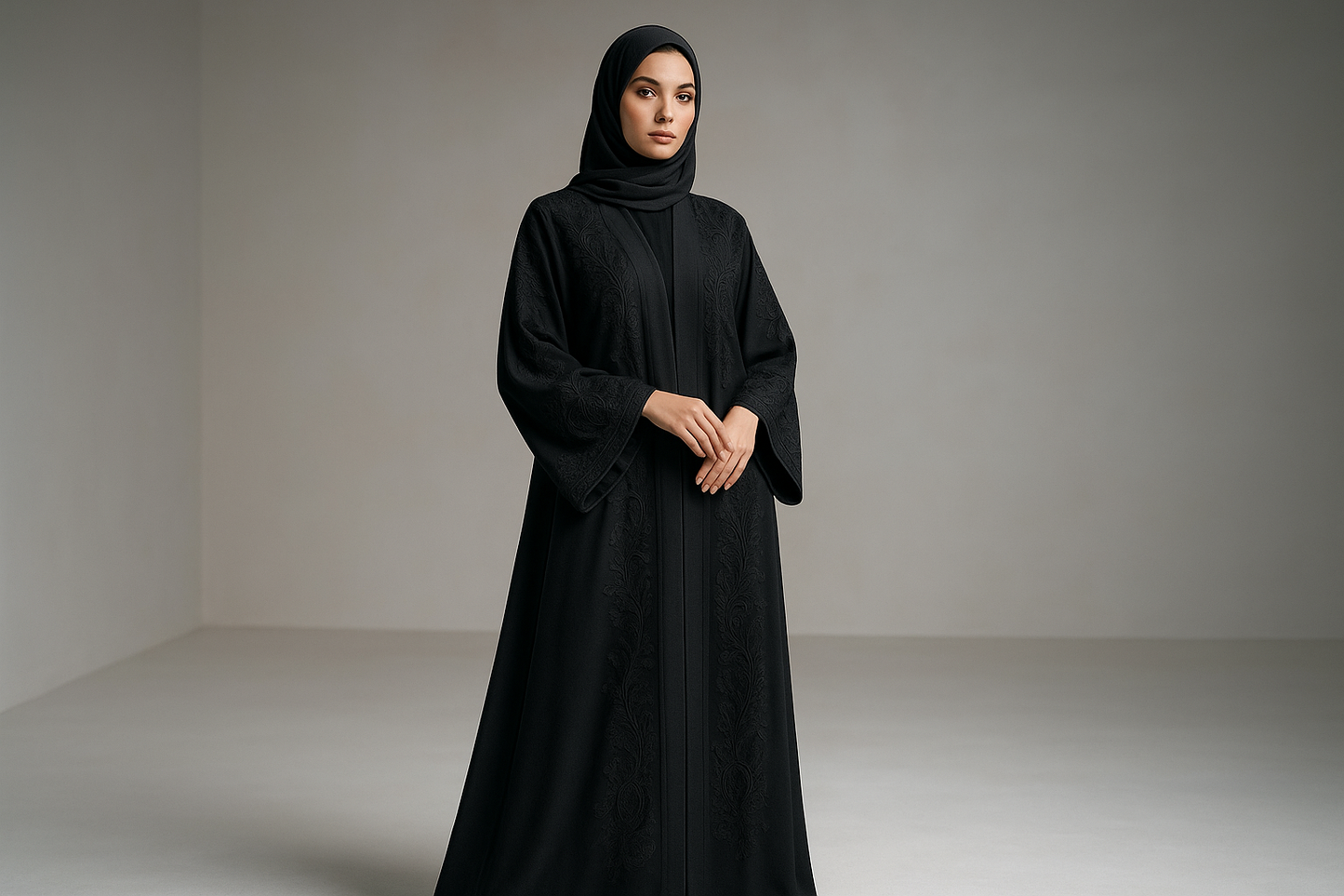 model in abbaya 2 images